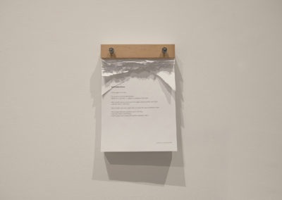 Tear-off sheets with text